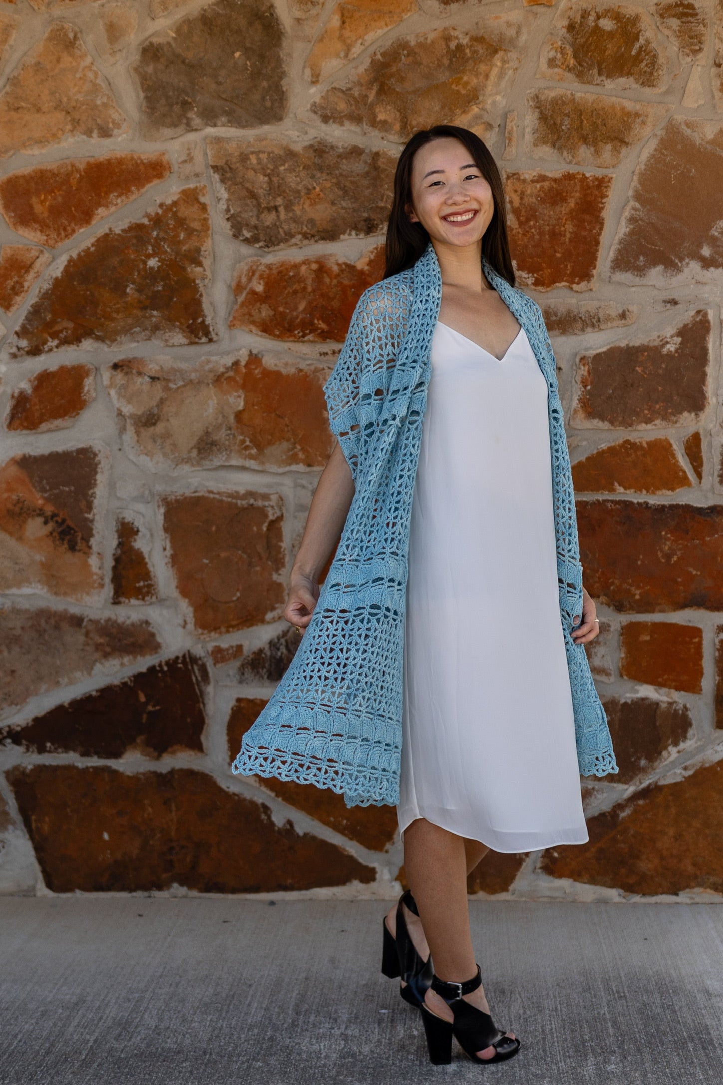 Snowfall Wrap Pattern Yarn Matter Snowfall Wrap Pattern Yarn Matter
