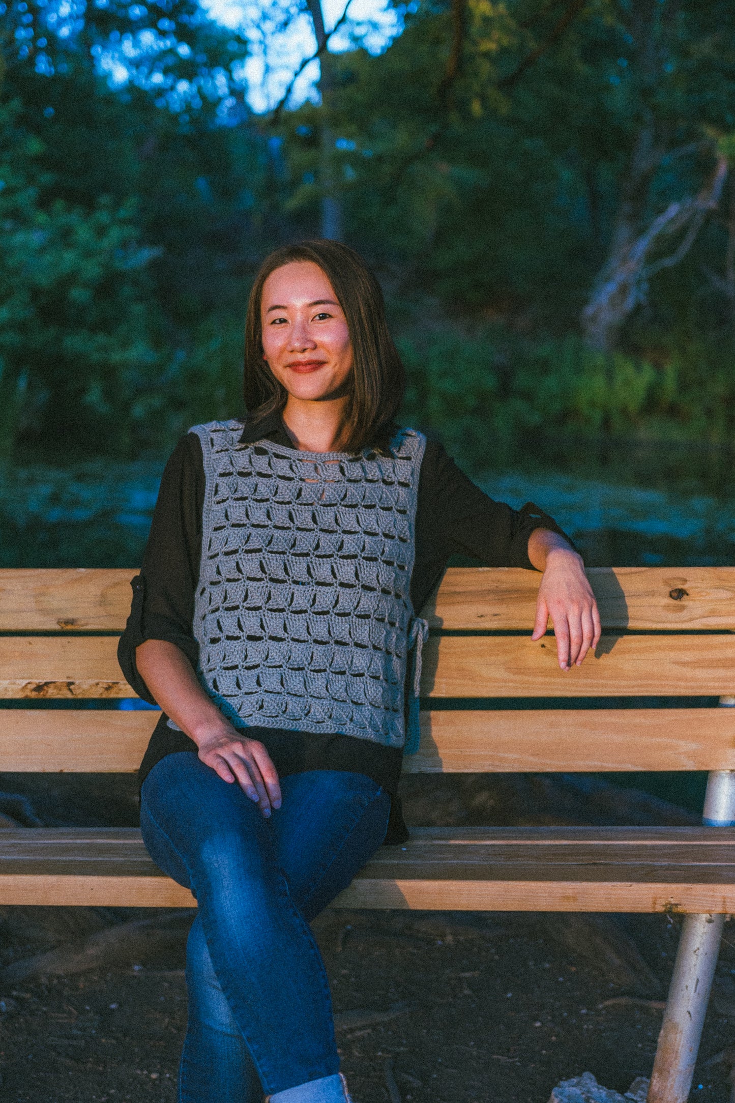 Gathered Waters Vest Pattern