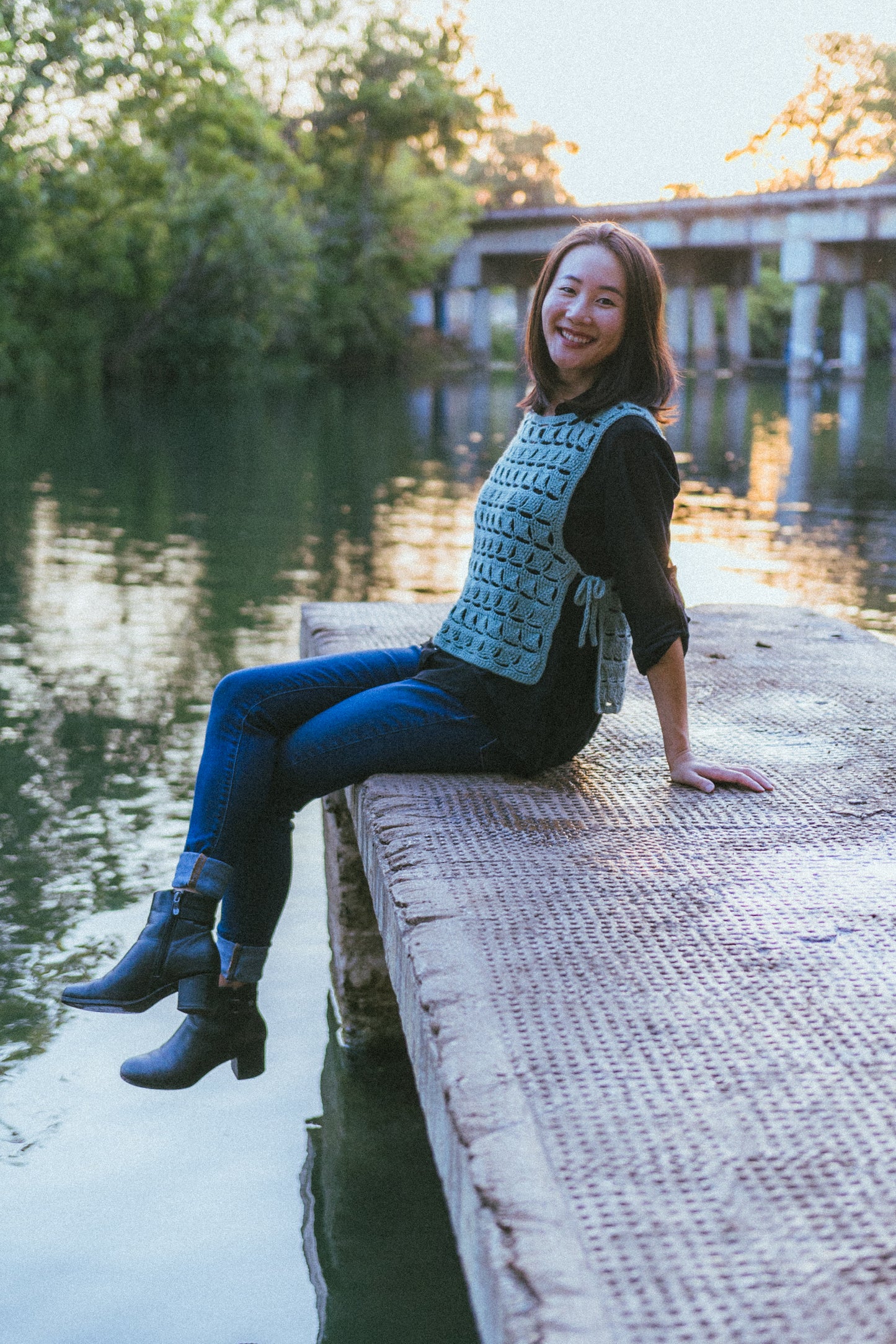 Gathered Waters Vest Pattern