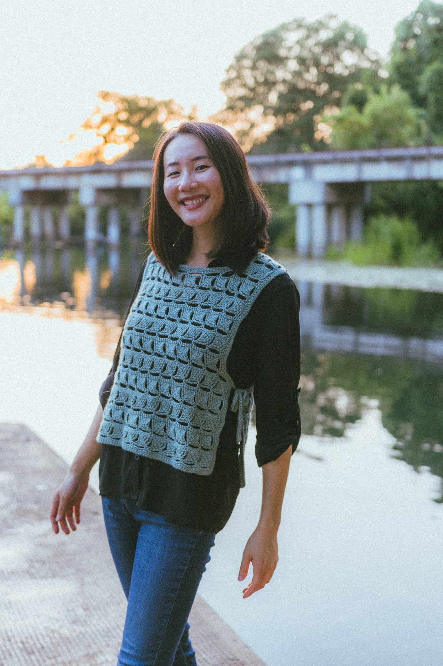 Gathered Waters Vest Pattern