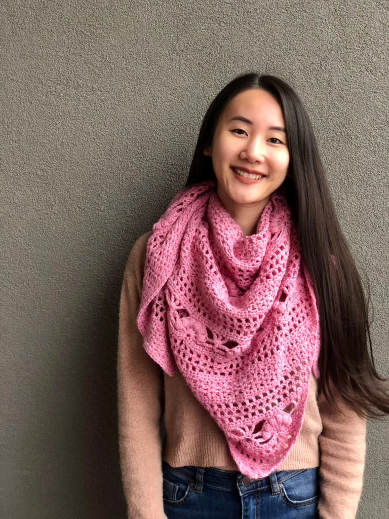 The Floating Lotus Shawl Pattern