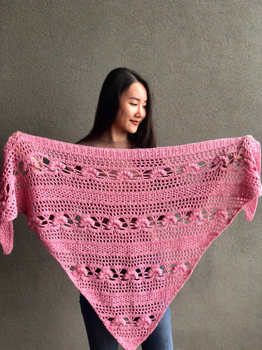 The Floating Lotus Shawl Pattern