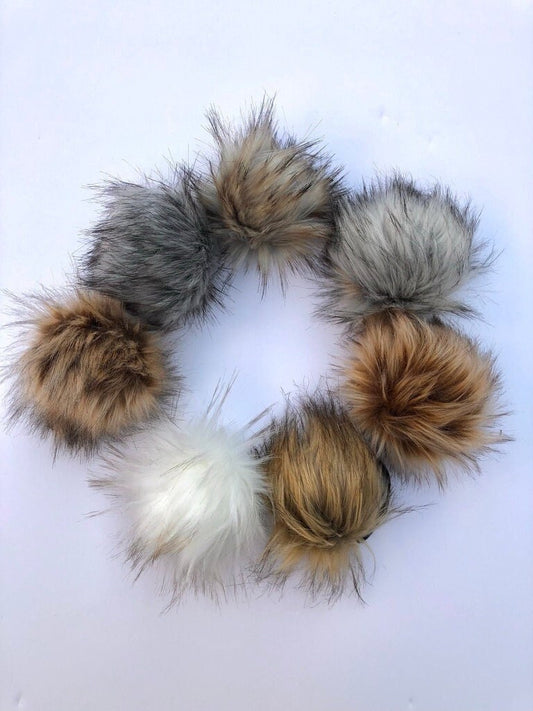 Faux Fur Pom Pom