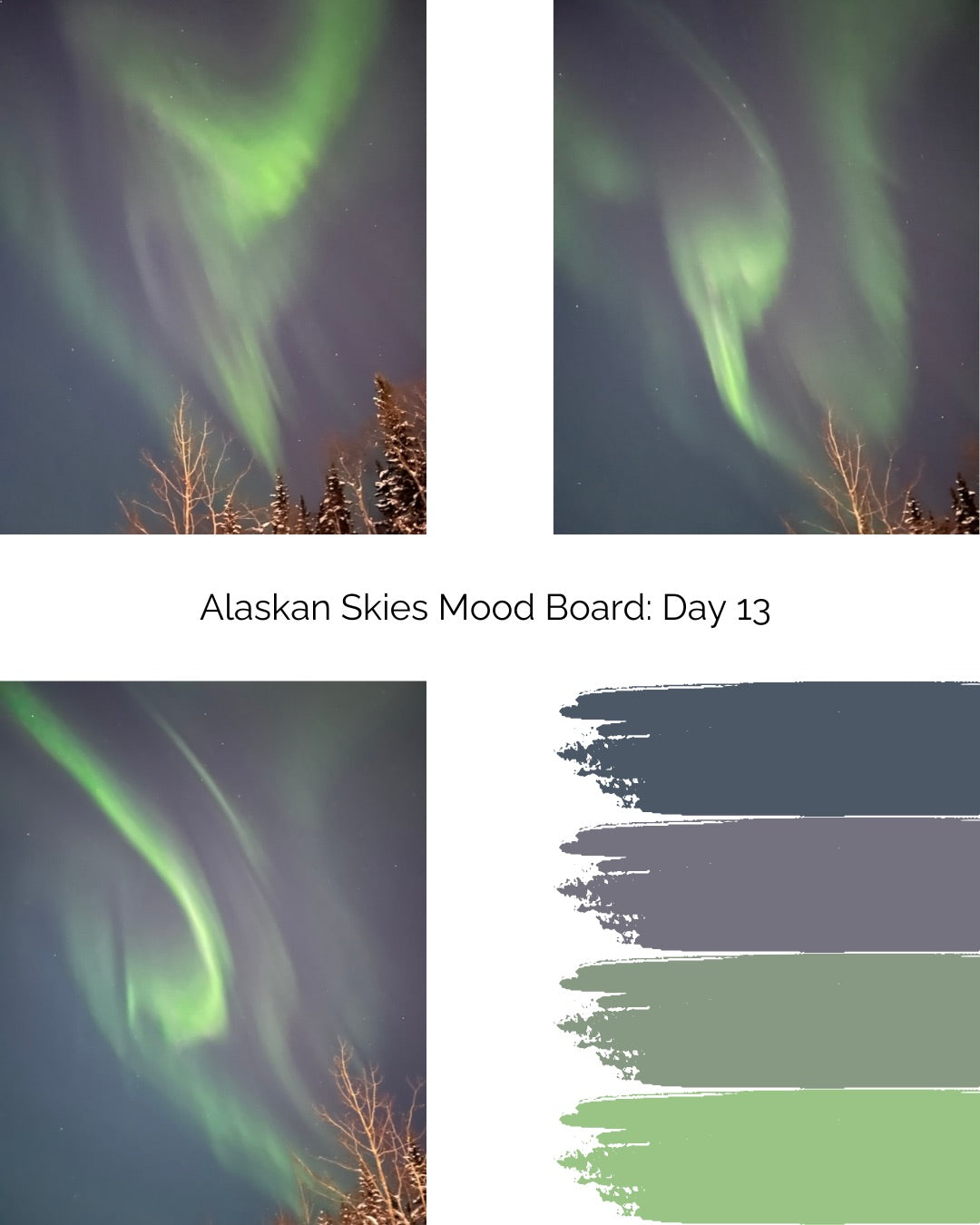 Alaskan Skies Winter Solstice Countdown VARIEGATED BOX | Silk Sock