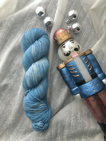 Snow Scene | Pure Worsted (Partial Skein)